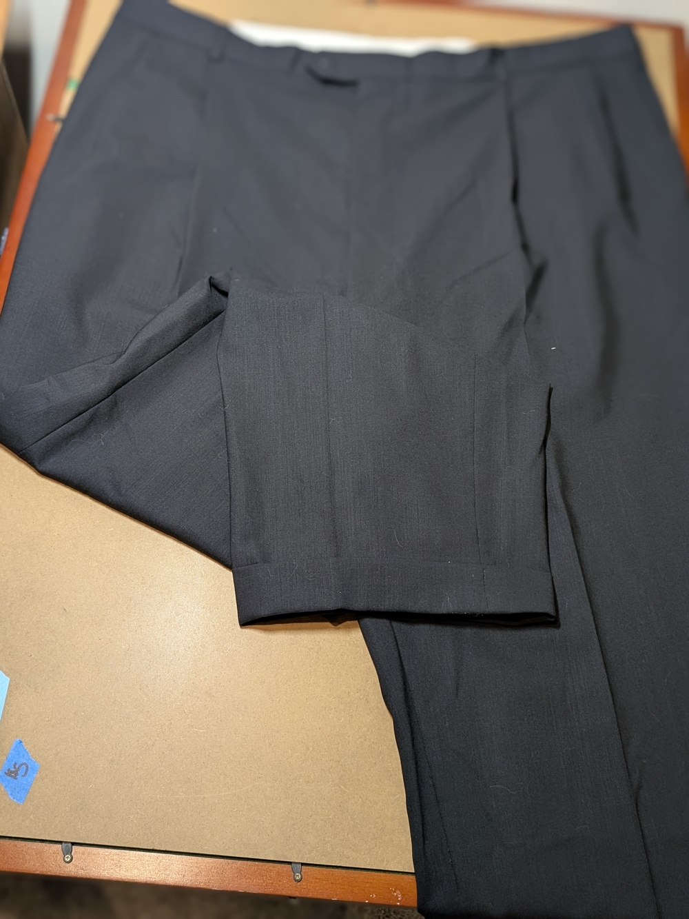 Pronto Uomo Men's Classic Black Dress Pants